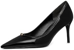 Amazon.com | Tory Burch Women's Double T Buckle Pumps 80mm, Dark
